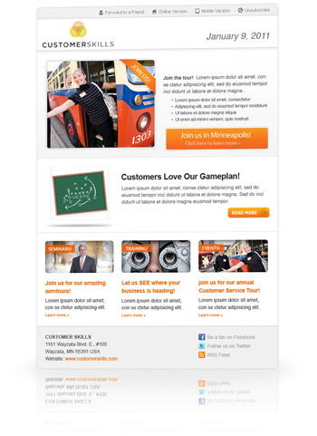 Sign up for Customer Skills Newsletter!